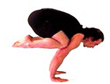 yoga position side crane