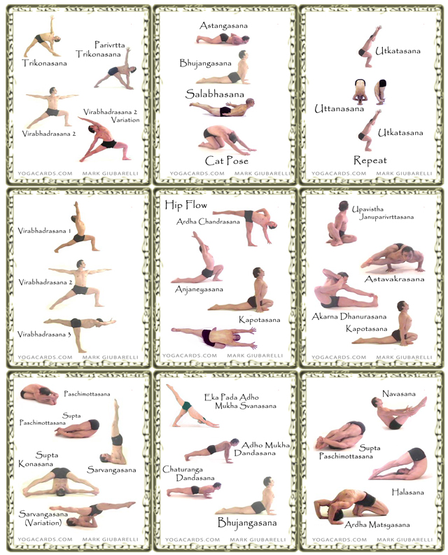 Yoga Pose Cards Yoga Pose Cards