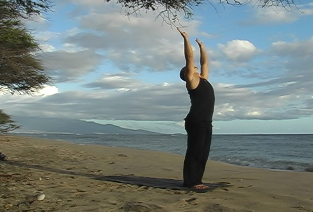yoga balancing pose