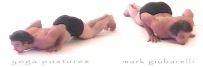 Astangasana eight limb pose