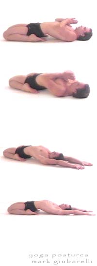 Supta Virasana hero pose