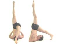 Yoga Posture shoulderstand