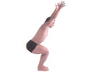 chair pose utkatasana