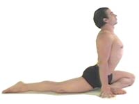 Yoga Posture Kapotasana