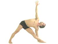 Yoga Posture trikonasana