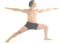 Yoga Posture Warrior 2