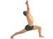 yoga position warrior 1