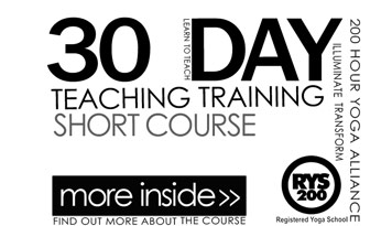 30 DAY YOGA TEACHER TRAINING