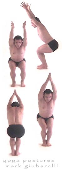 chair basic yoga pos