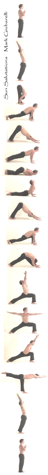 flowing yoga pose